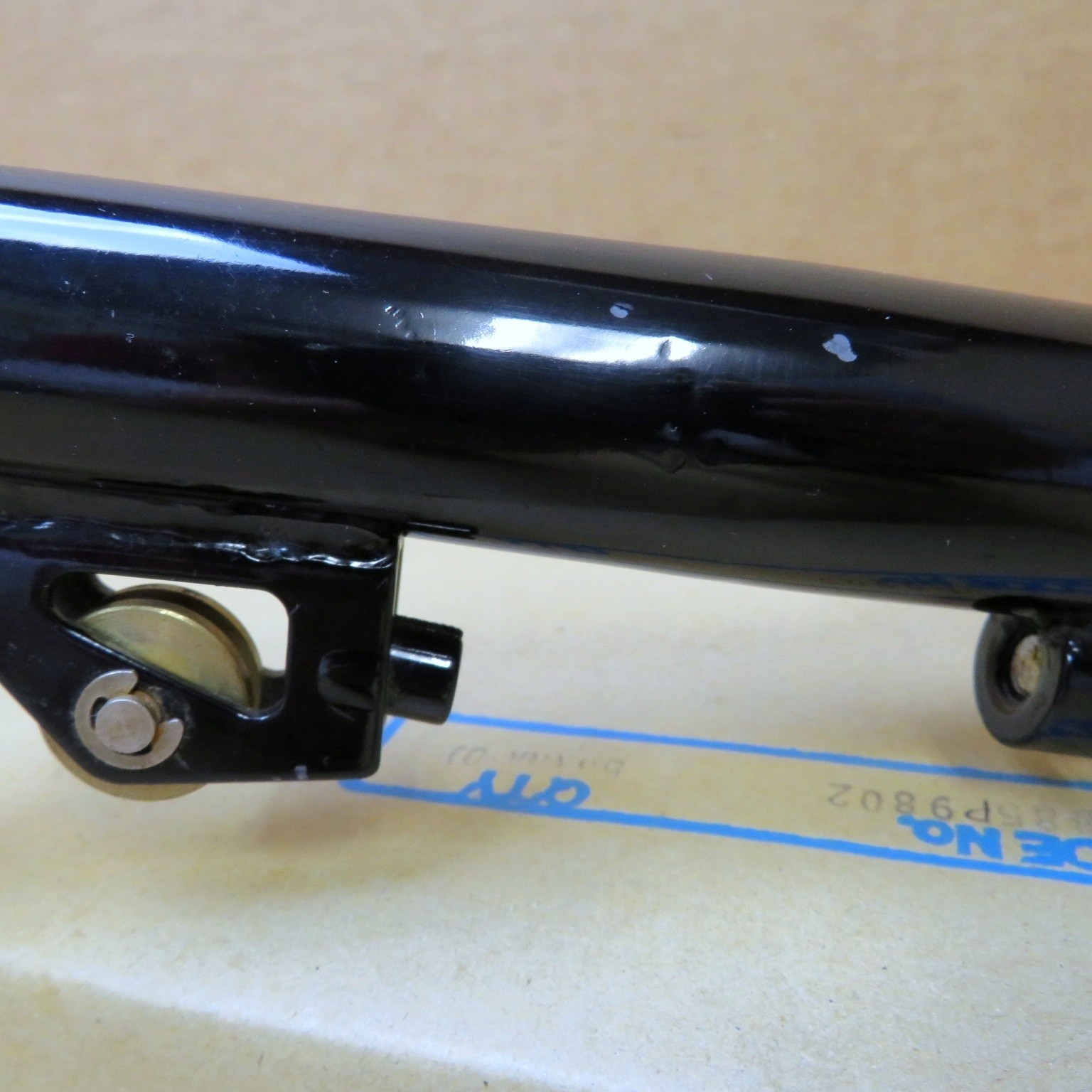 New-Old-Stock 3T Roller Guide Stem…Chromoly Steel Tubing w/Black Enamel Finish