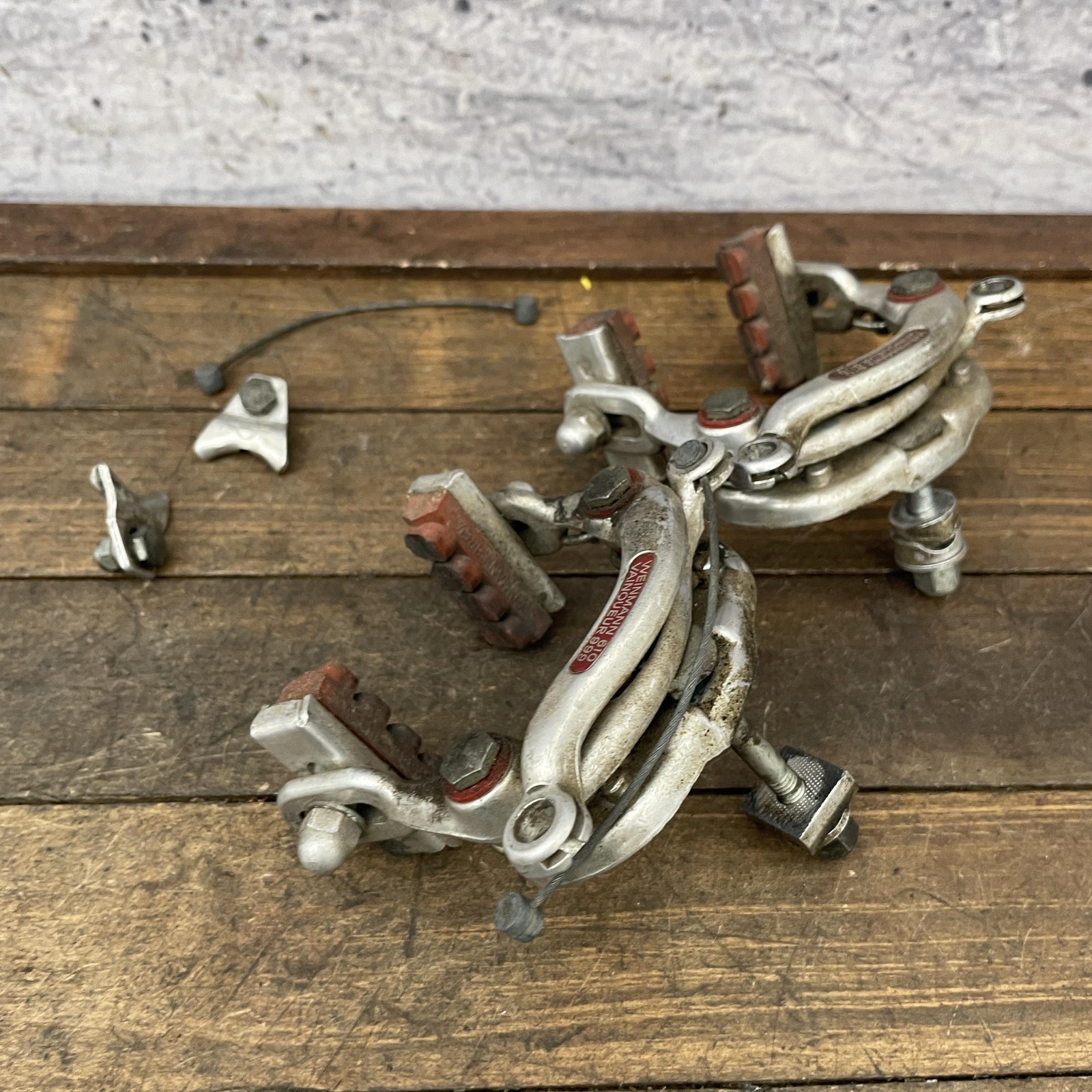 Vintage Weinmann Vainqueur 999 610 Center Pull Brake Calipers Set Pair Road Bike