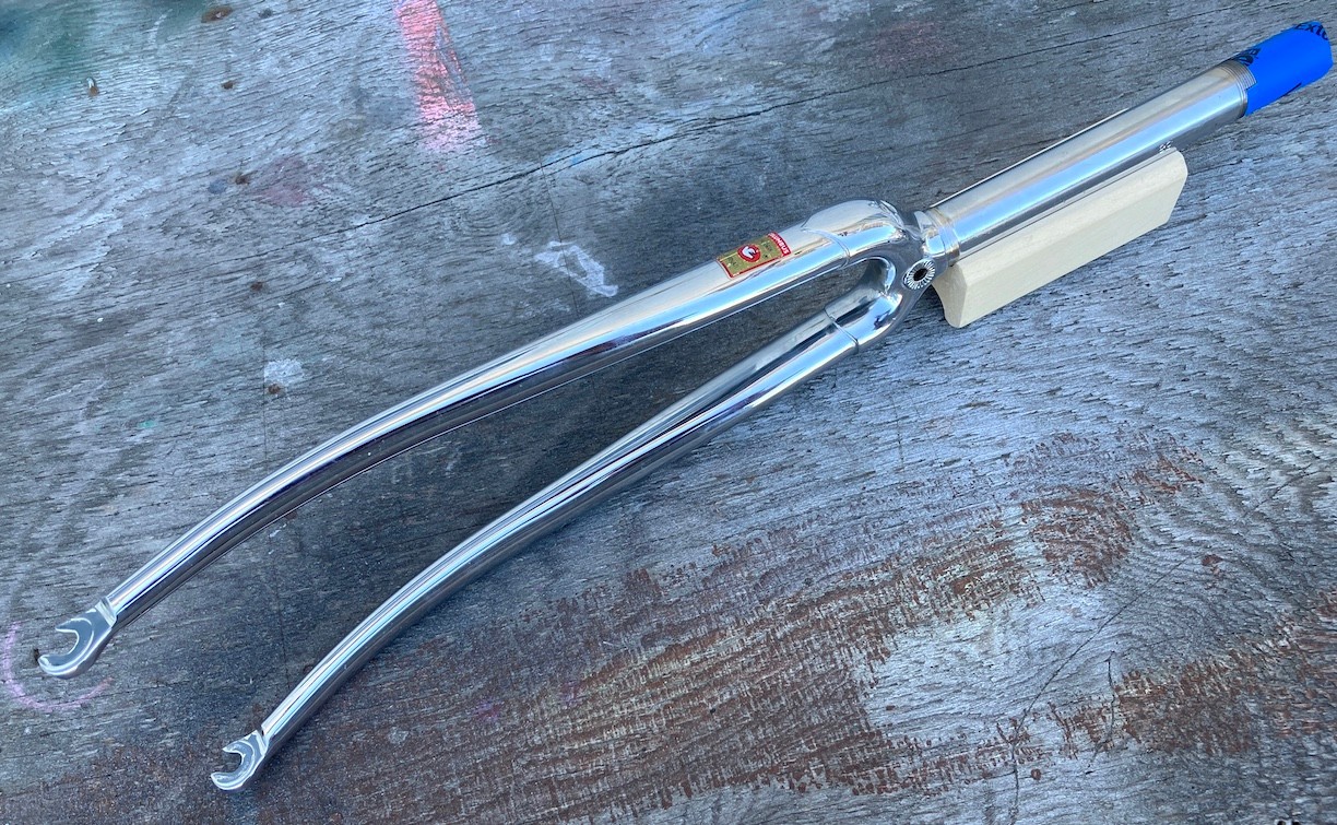 Columbus Casati Chrome 1″ AERO Fork, 192mm Steerer, 45mm Thread, XLNT Vintage