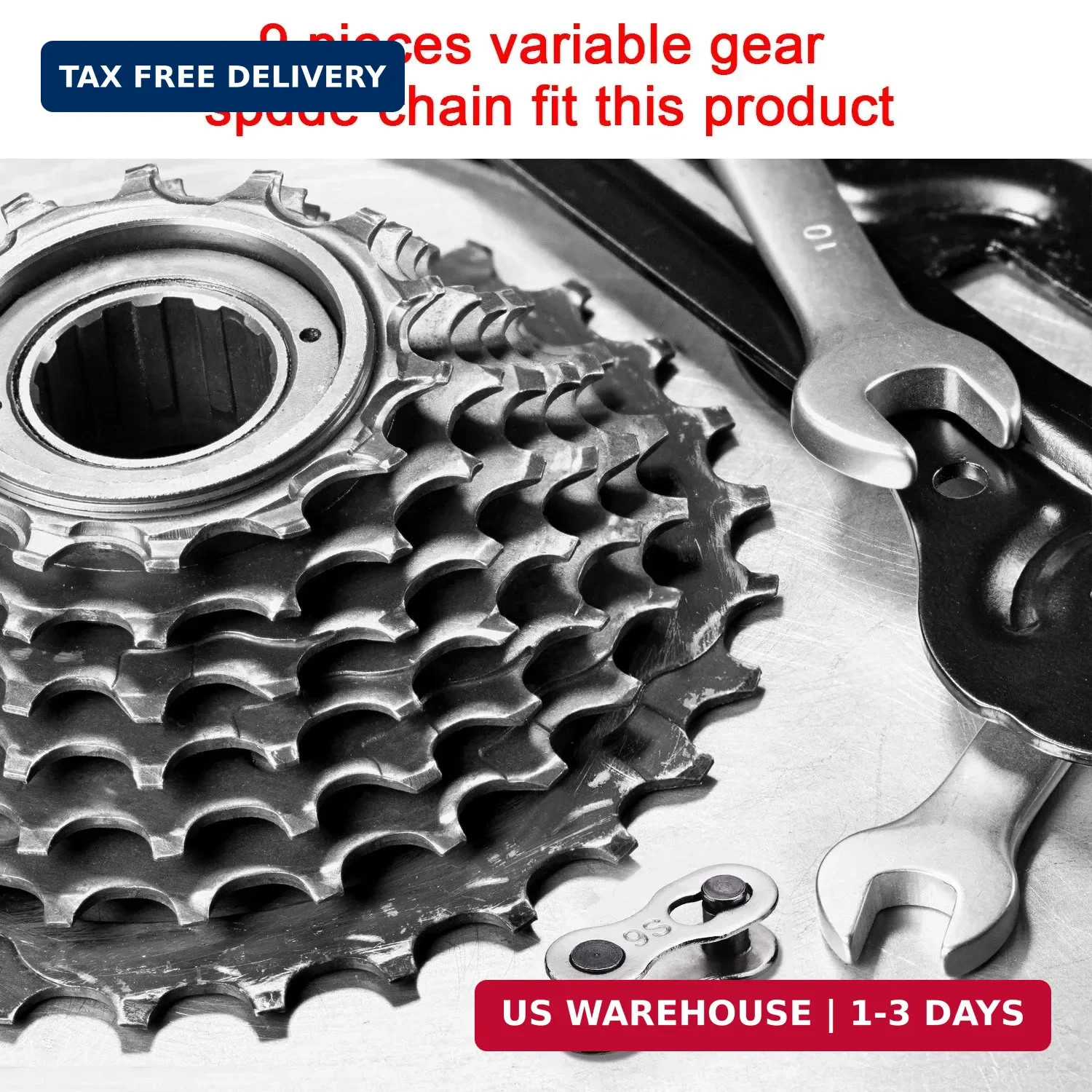 8 Pairs Bicycle Missing Link for 6, 7, 8, 9, 10 Speed Chain Master Link for Bicy