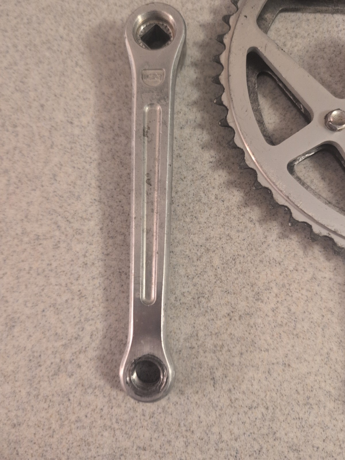Vintage Sugino Maxy Crank 171 mm Forged 52T 48T Double Road Race 3 bolt set