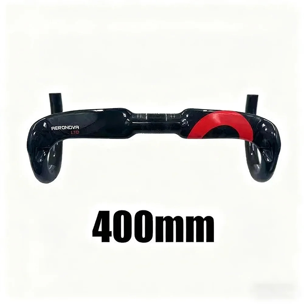 Road Bike Handlebars Carbon Fiber Bicycle Drop Bar 31.8*380-440mm Size
