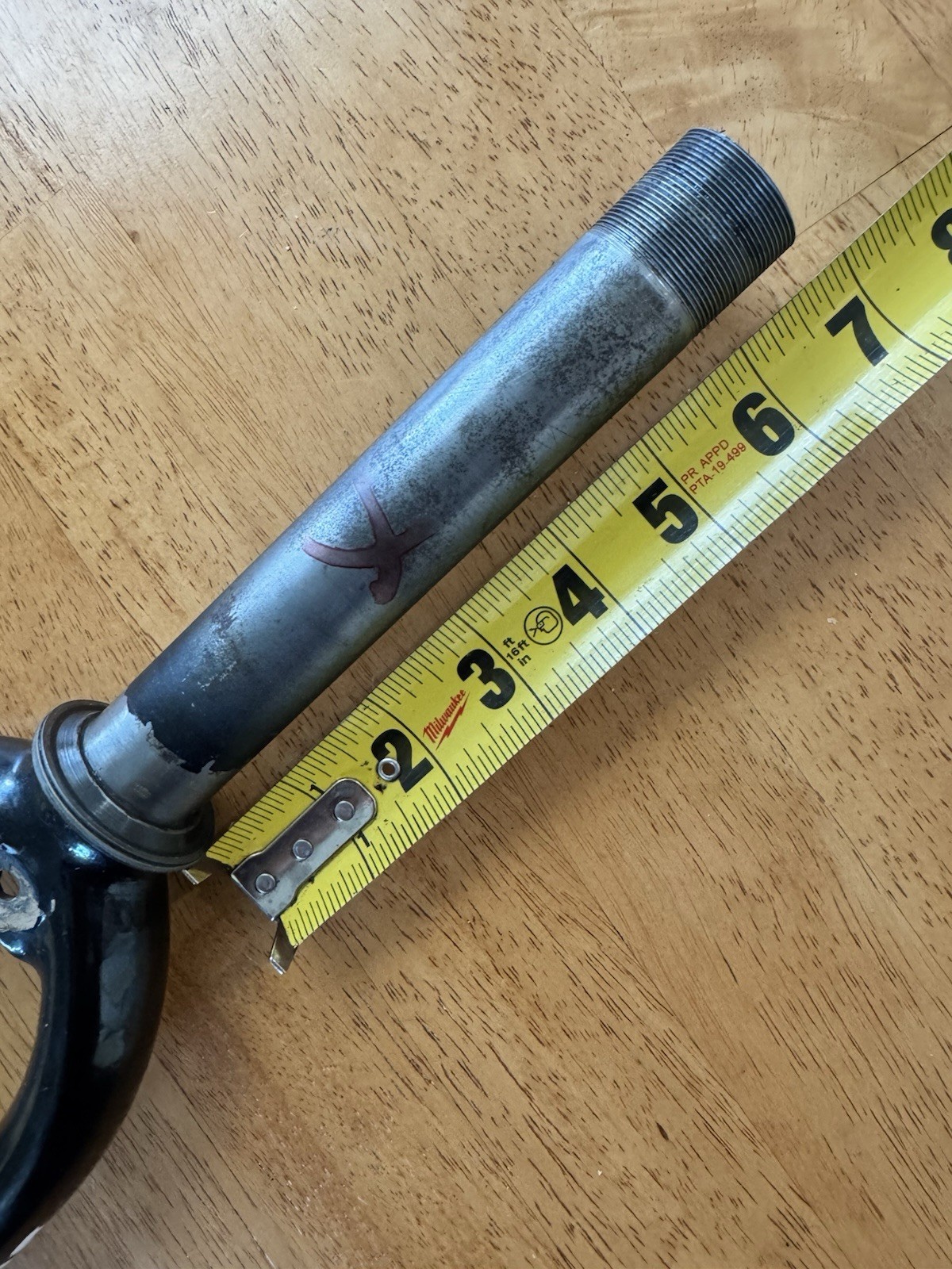 Vintage GT Mountain Bike Fork 1 1/8 Threaded Black V-Brake MTB 90s CRMO Mtn