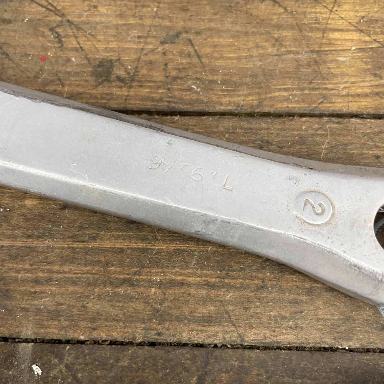Vintage Nervar Crankset 170 mm Single Chainring 9/16 Alloy BMX Road Bike Silver