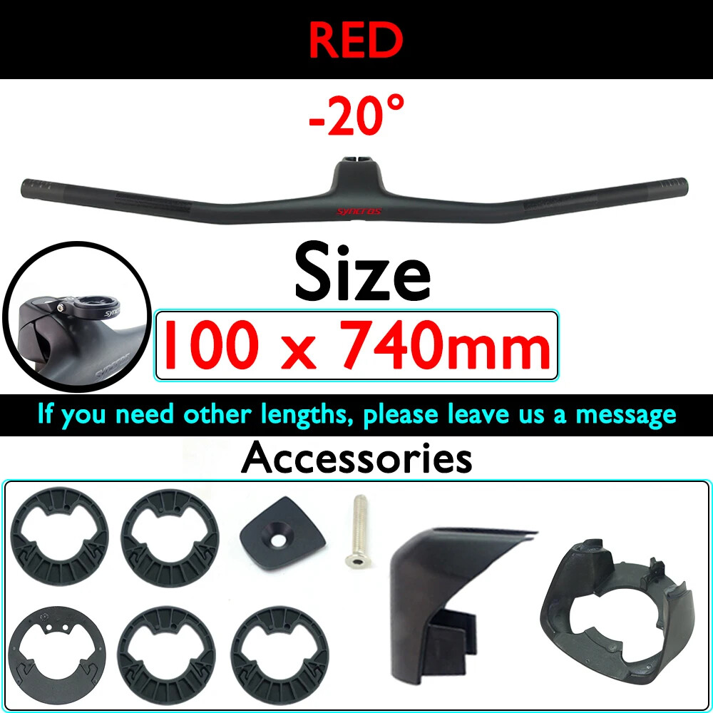 Superlight IC Full Carbon Fibre XC MTB Handlebar with Integrated Cockpit Frame