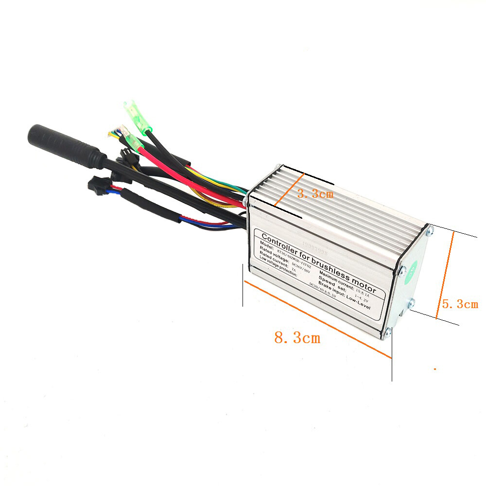 48V 36V 15A Controller For 250W 350W Brushless Motor Ebike Electric Bicycle