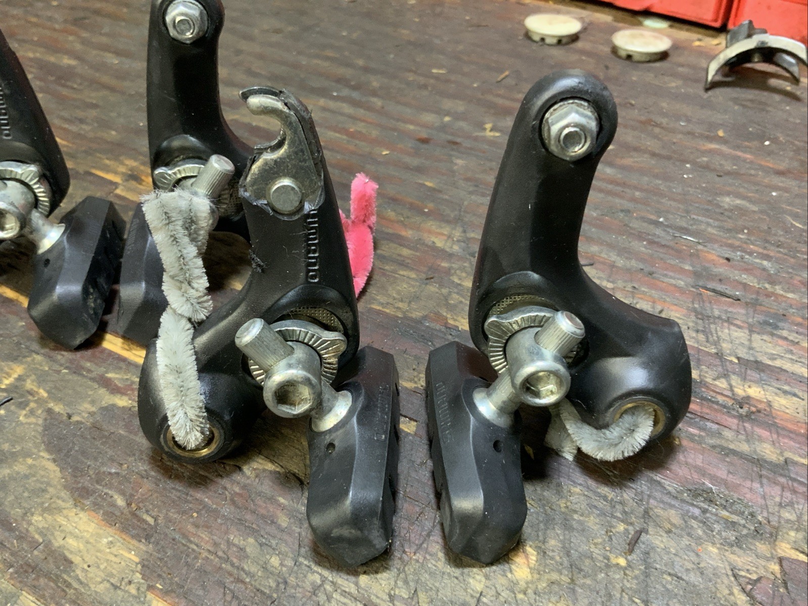 Shimano 200GS Cantilever Brakes Front + Rear Set BR-M200 Black Japan