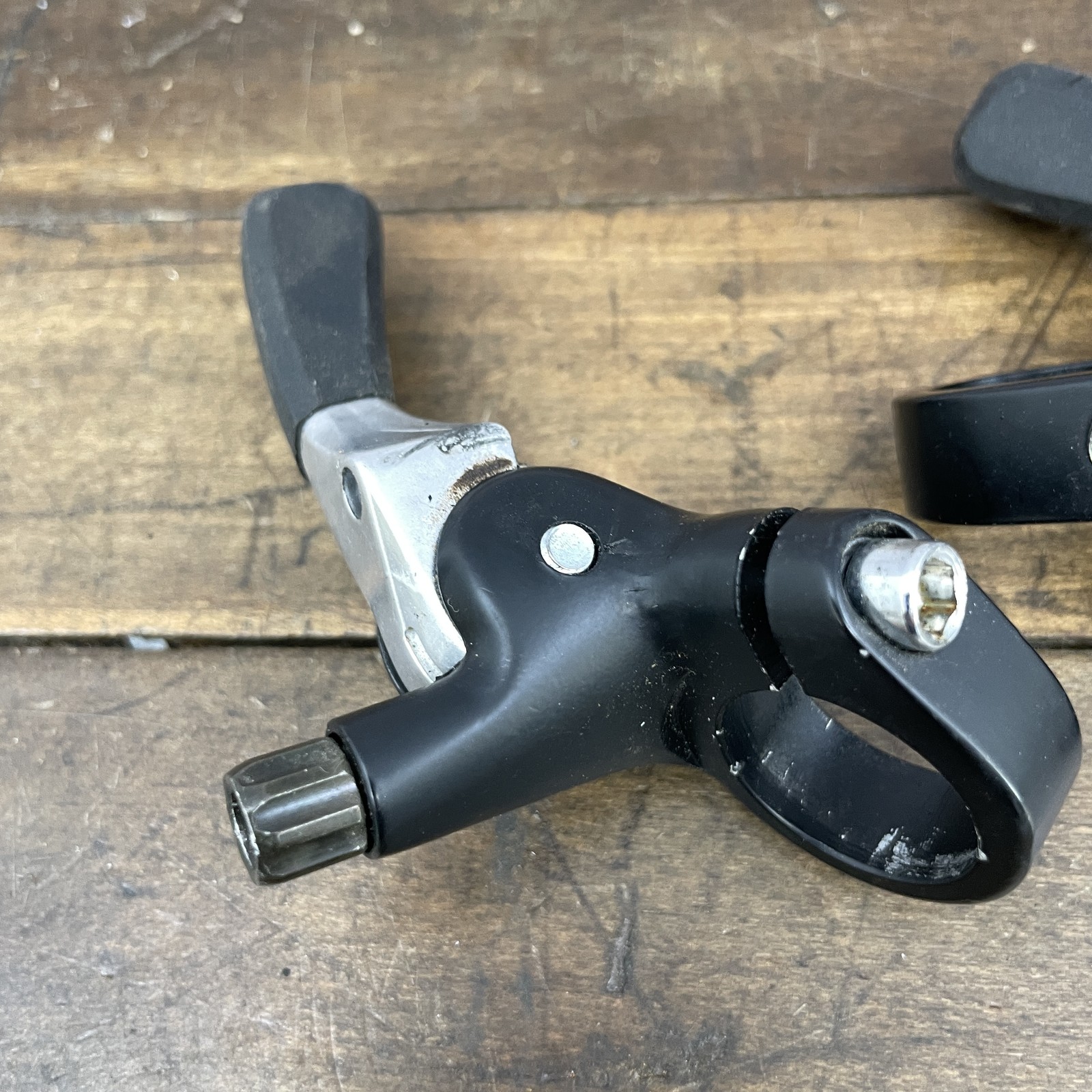 Vintage Suntour XC Expert Black Thumb Shifter Set 3x8s Microdrive 90s MTB Japan