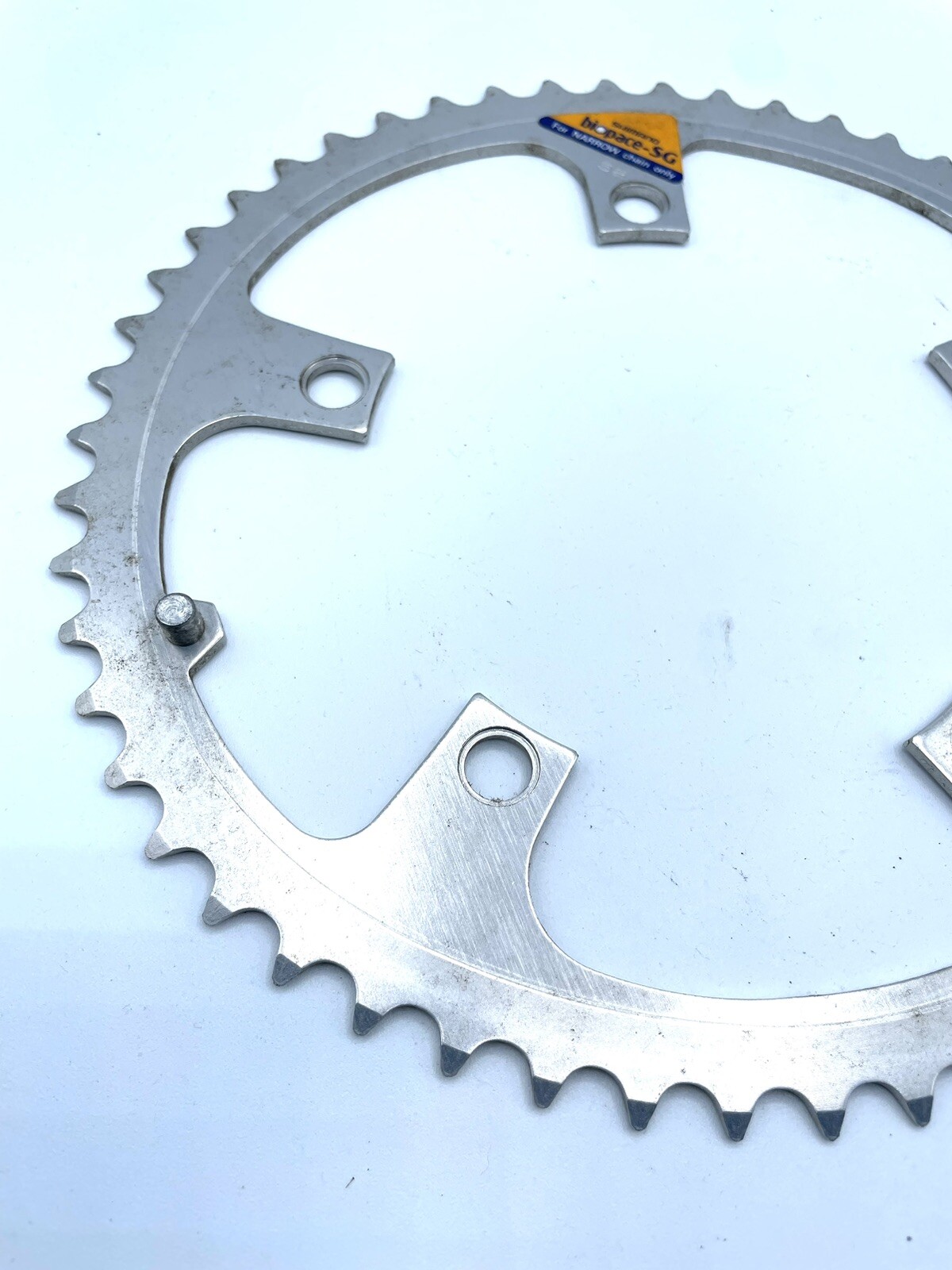 Shimano Biopace oval chainring 5-Bolt 52-tooth aluminum vintage NOS Japan