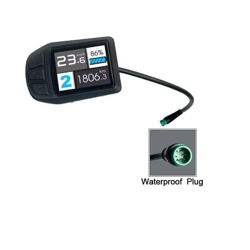 Ebike UKC3 Color Display Screen 36V 48V 52V With UART No. 2 OMD Protocol