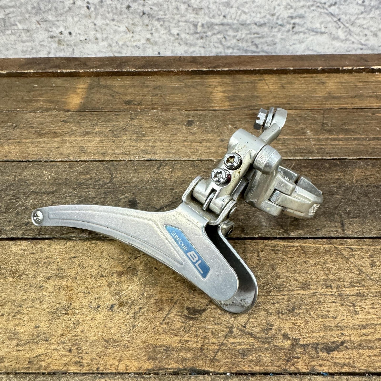 Vintage Suntour BL Front Derailleur Blue Line 28.6 Clamp Double Road Bike Japan
