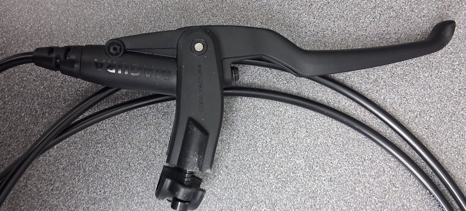 Magura HS11 Linear Pull Brake and Lever – Front or Rear, 4-Finger Lever, Black