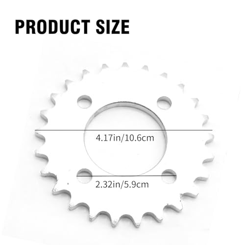 420 25T 48mm Motorcycle Rear Chain Sprocket Rear Sprocket Cog Steel Rear Drive