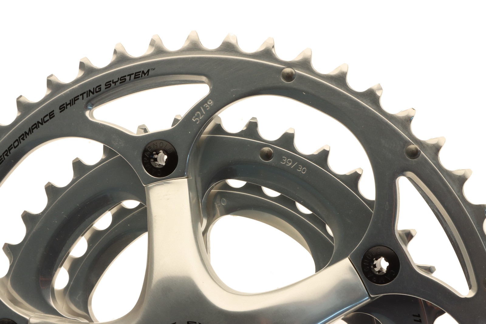 Campagnolo Athena Crankset 52/39/30T TRIPLE Silver 175mm 11s Power-Torque NEW