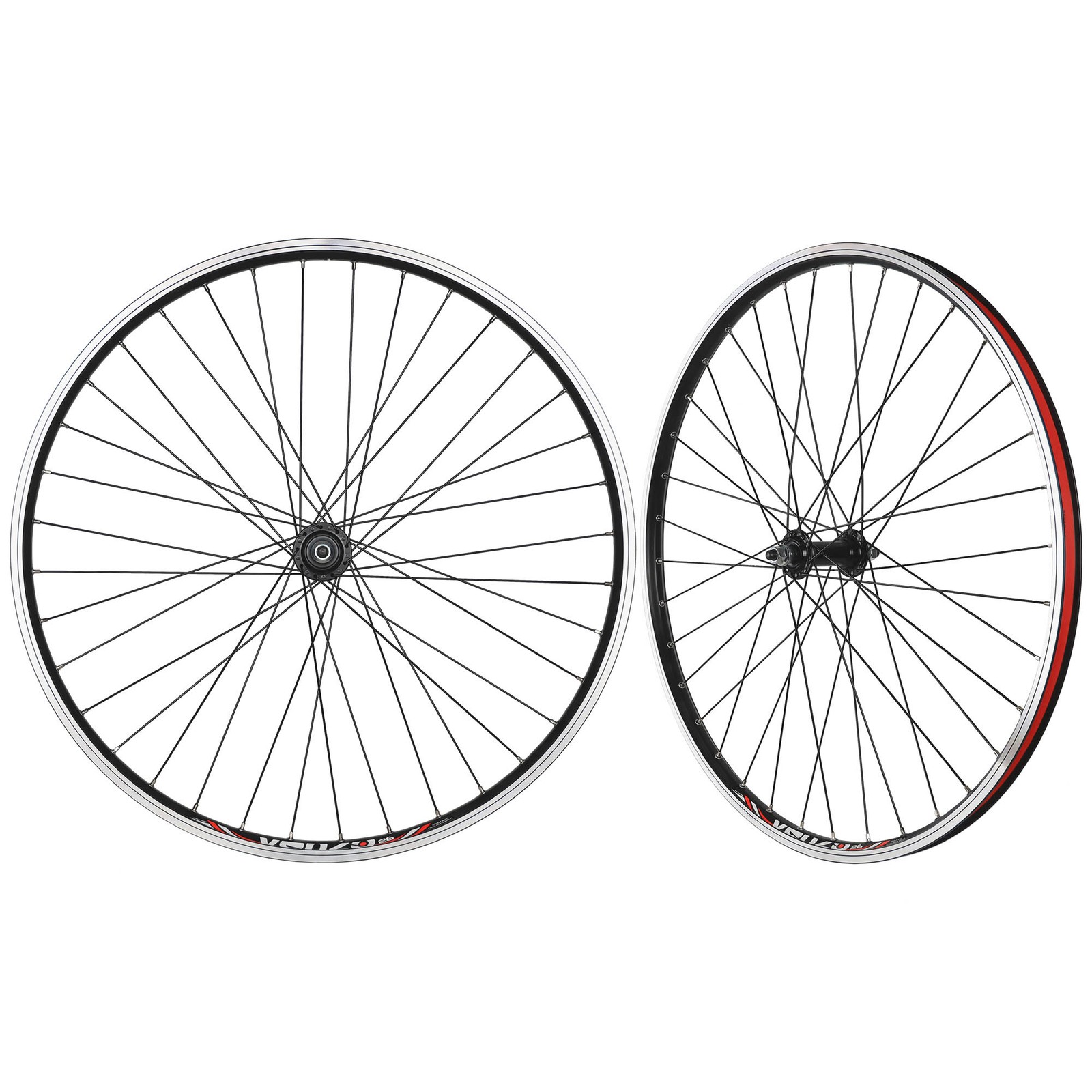 Bicycle Mountain Bike 26 inch Rims MTB Wheelset Front & Rear Wheelset Bolt-on