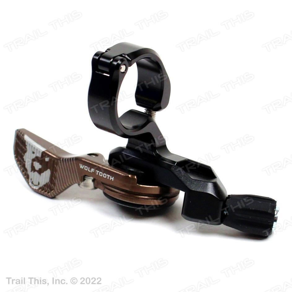 Wolf Tooth Standard ReMote Lever Espresso 22.2mm Clamp for Bike Dropper Seatpost