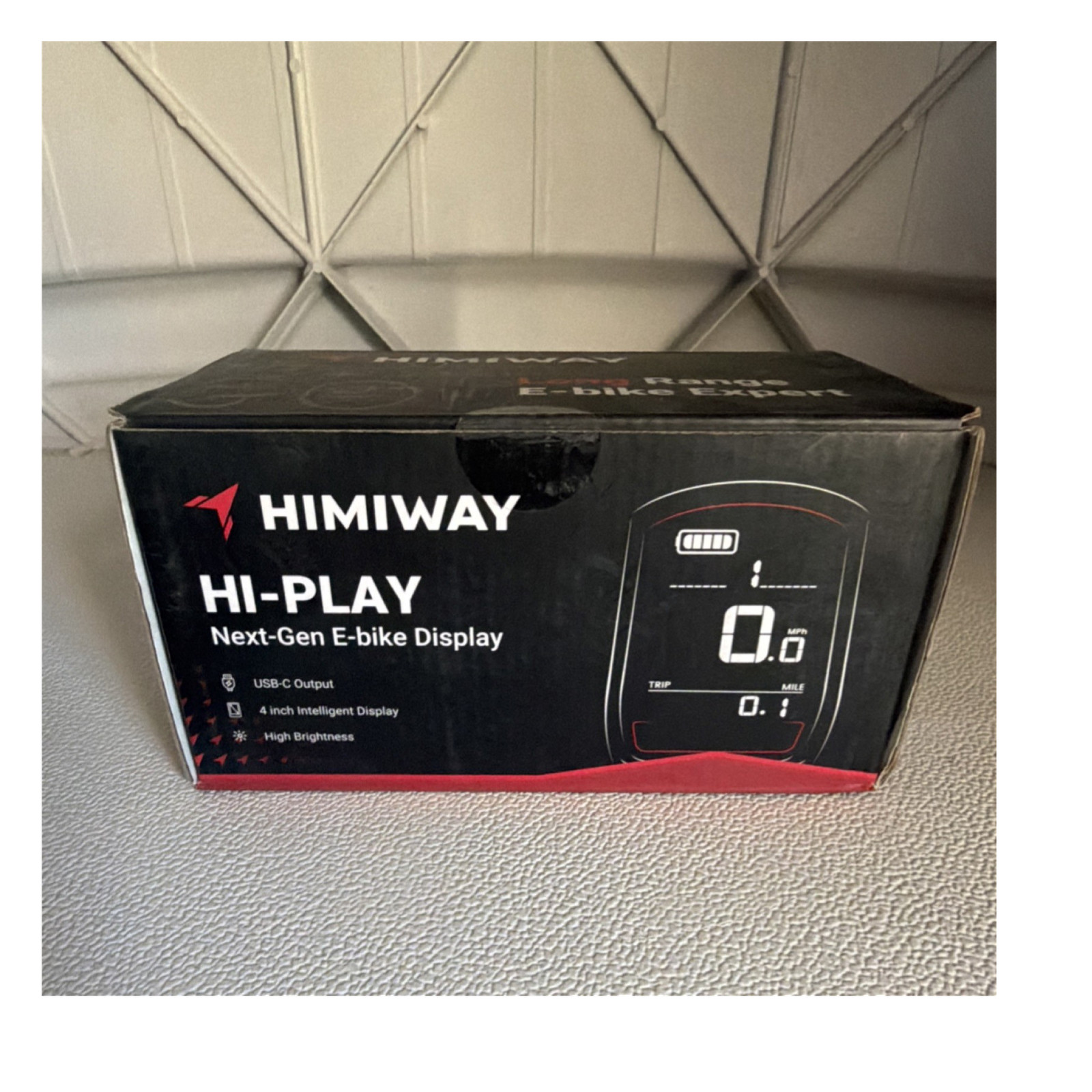 Himiway HI-PLAY E-bike Display 4 Inch USB-C IPX6 Waterproof E-METER-SET-10