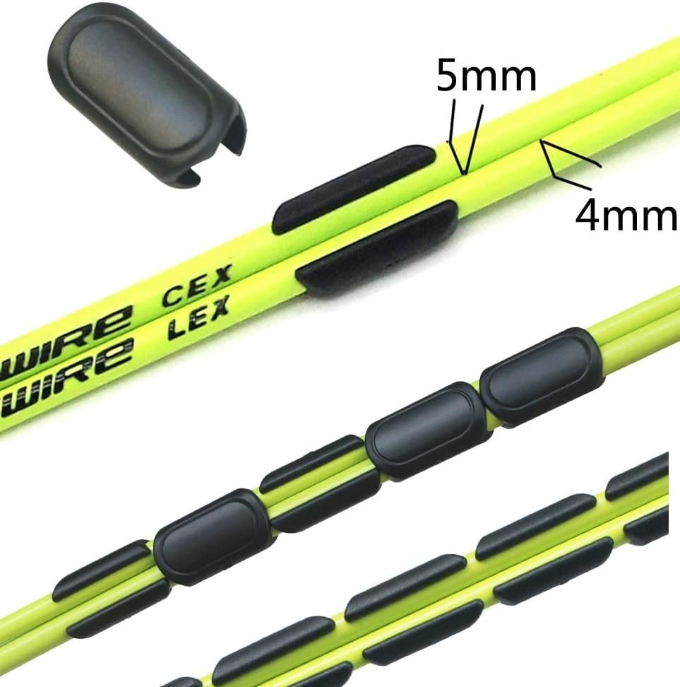 Bike Brake Shifter Cable Housing Guide Clips, Clipping 4mm and 5 millimeters
