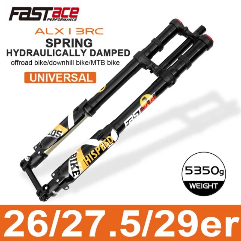 DH MTB Dirt Electric Bike Hydraulic Suspension Fork 26/27.5/29er Travel 200mm