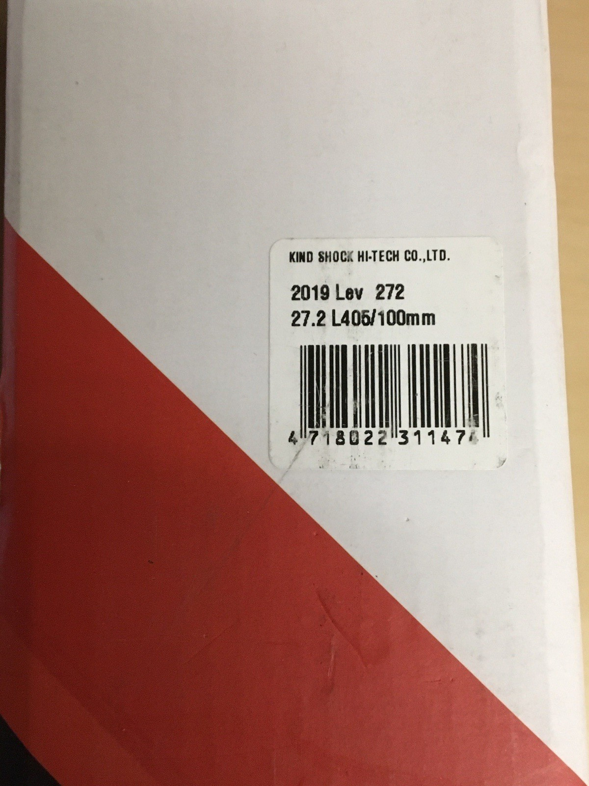 KS Kind Shock LEV Dropper Seatpost 27.2×100