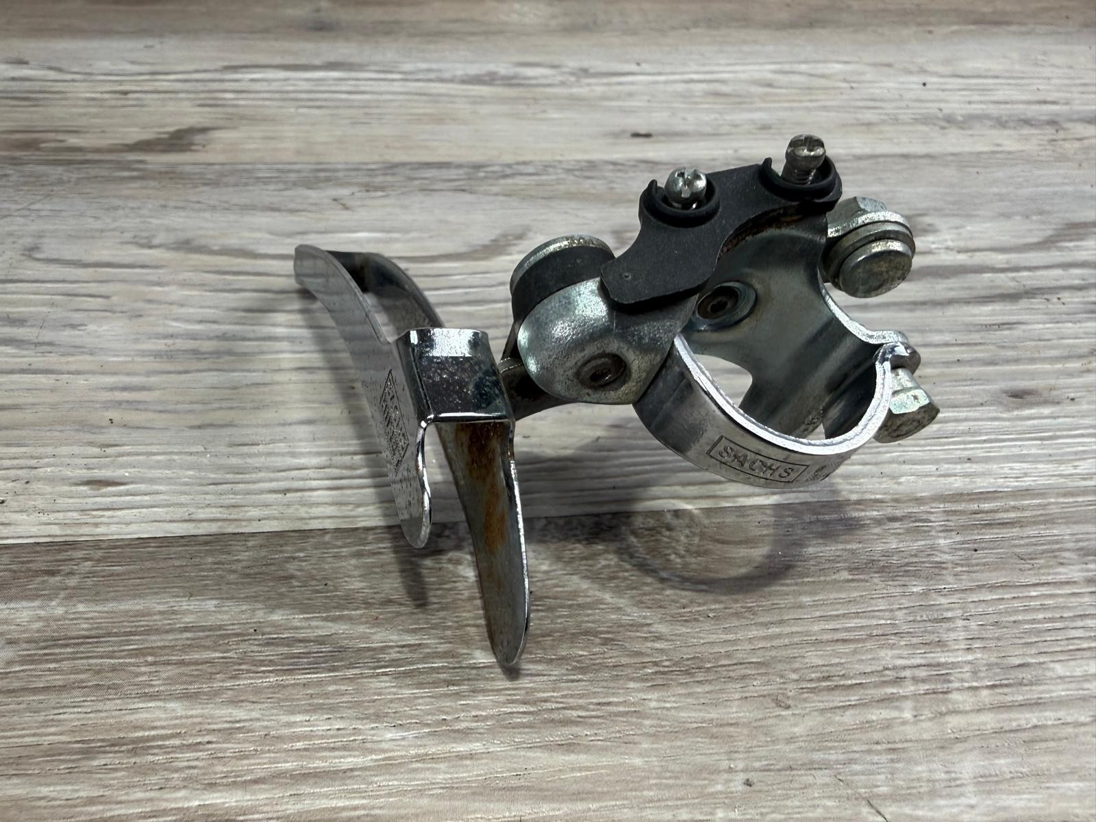 Vintage Sachs Huret Front Derailleur 28.6 mm Clamp Bottom Pull Made in France