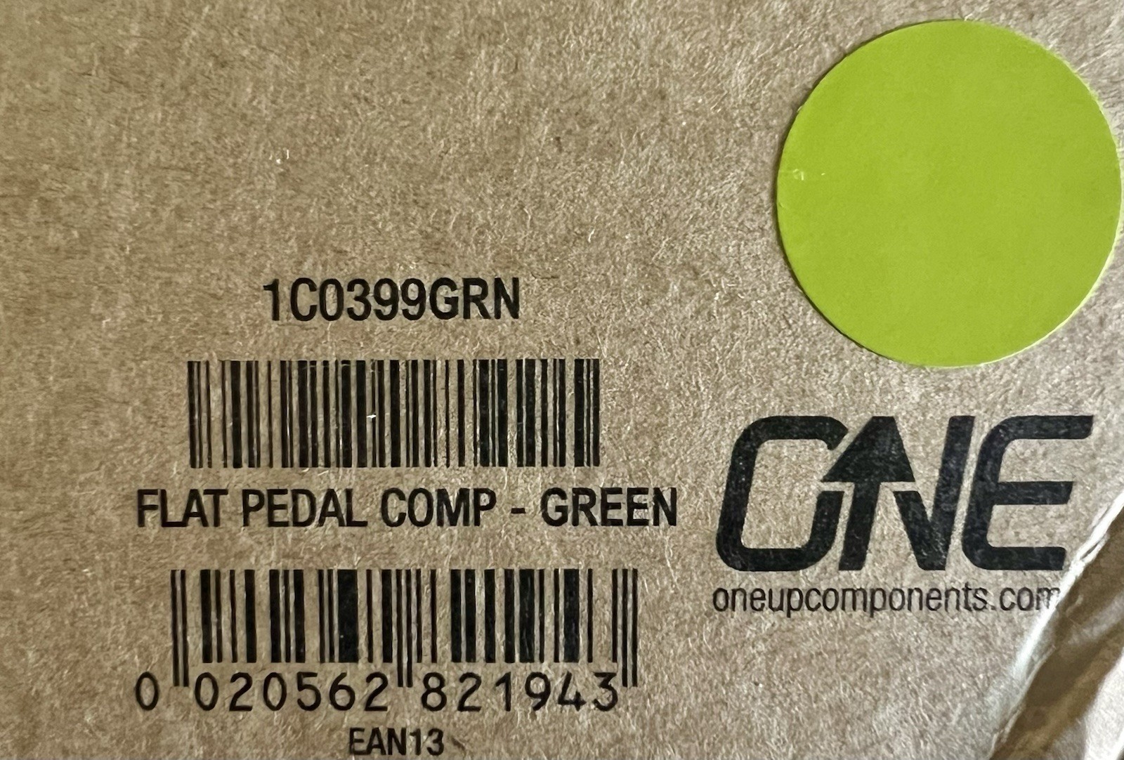 OneUp Components Composite Platform Pedals (pair) – Green – New in Box
