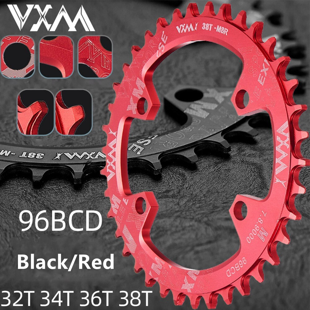 Bike Crankset Chainring 96bcd 32/34/36/38t Narrow Wide For SHIMANO-M7/8/9000