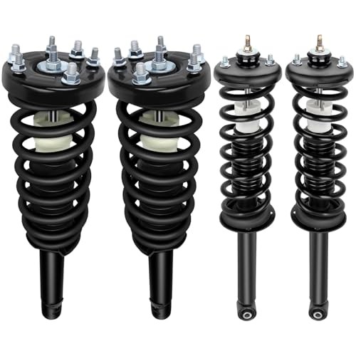 Front and Rear Pair Complete Struts Coil Spring Assembly Shock Absorber