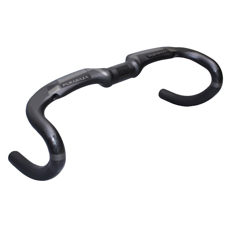 Top Carbon Fiber Road Bicycle Handlebar Integrated Drop Bar 400mm 420mm 440mm