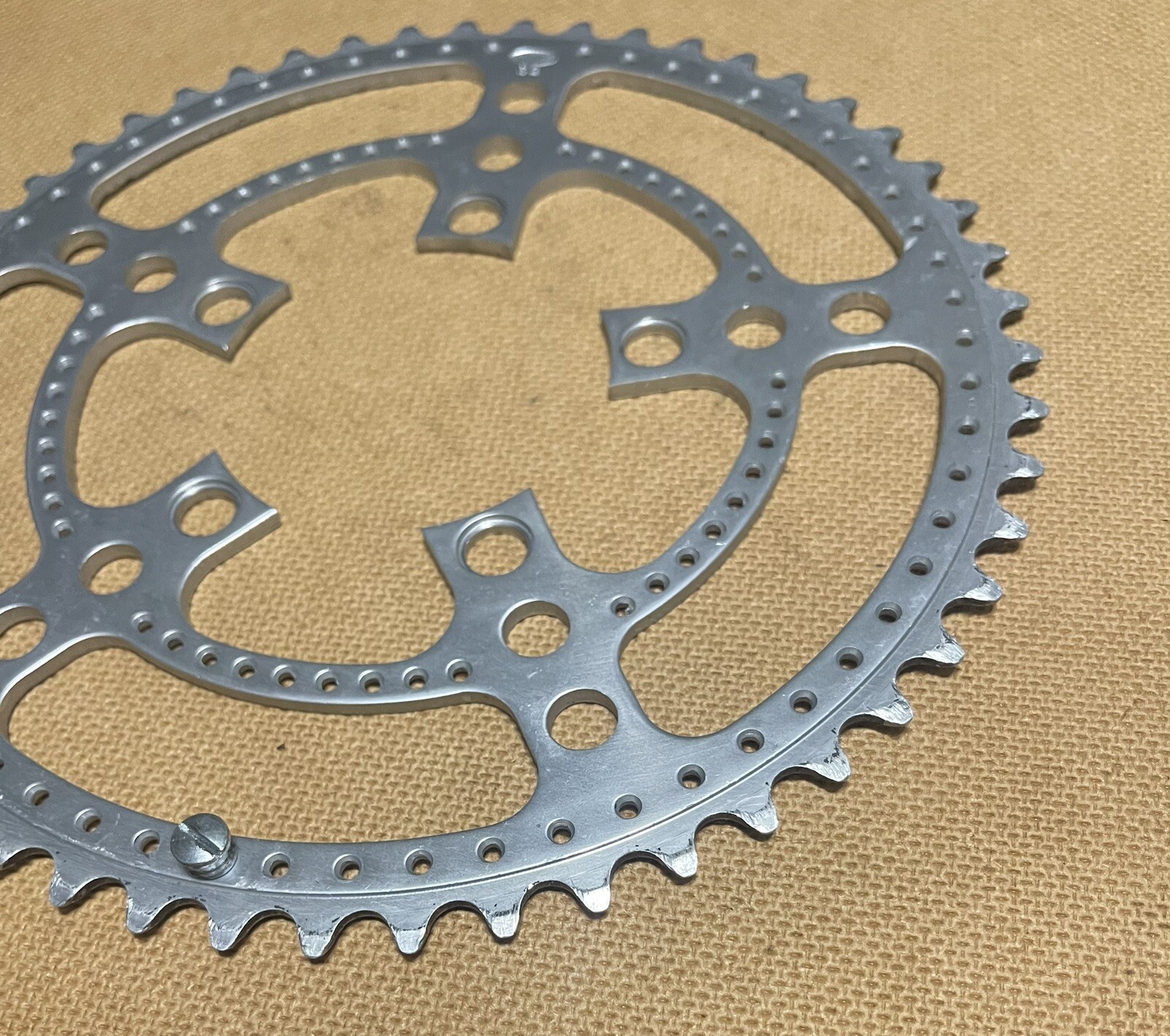 Vintage Stronglight Chainring 52T Drillium 86 BCD