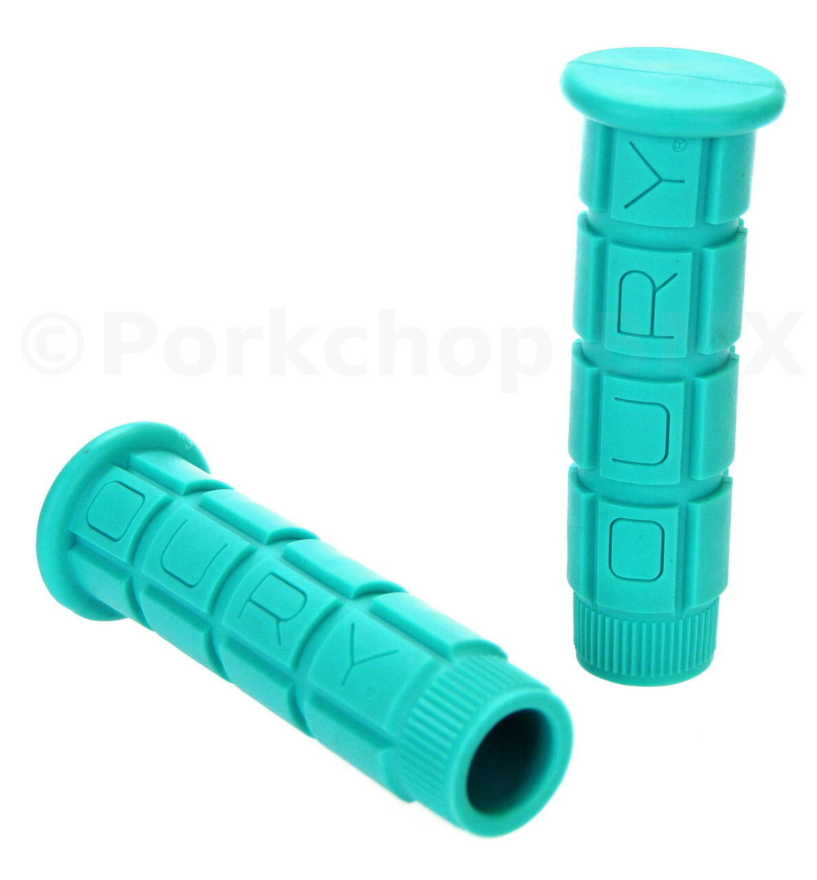 Oury Classic MTB mountain bicycle flangeless grips – TEAL AQUA