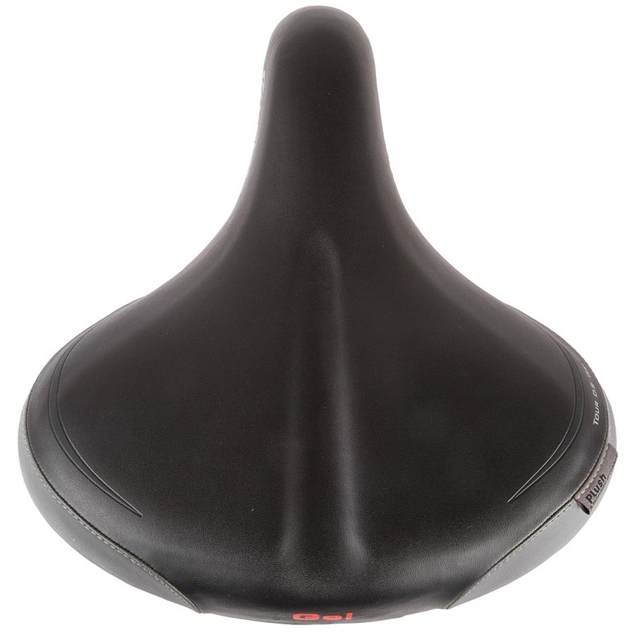 Velo Tour DS Gel Comfort Saddle, 265 x 255mm, Black