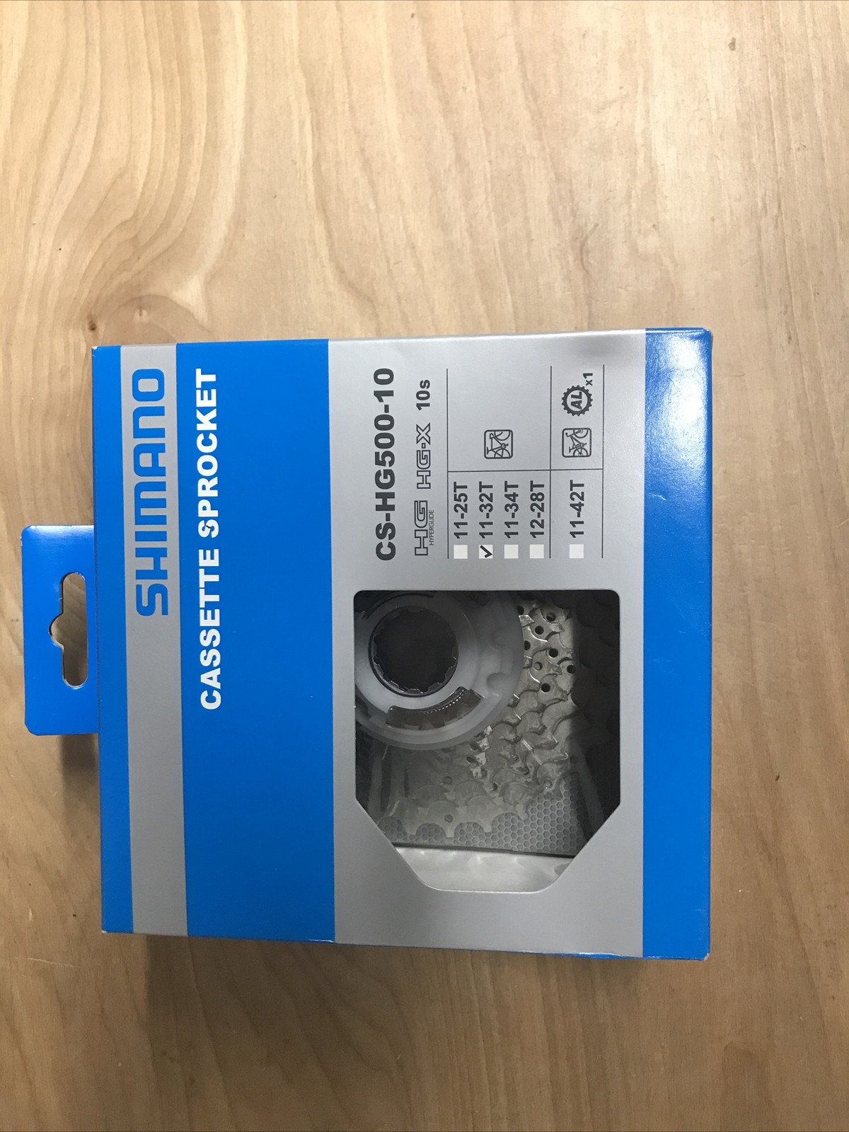 Shimano CS-HG500 Cassette – 10-Speed, 11-32t, Silver
