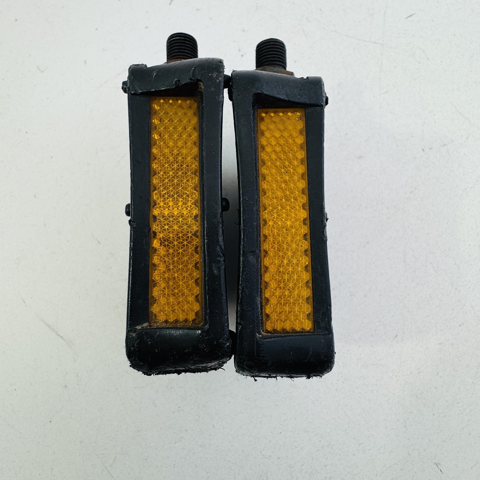 Vintage GT VP-912 Platform Bike Pedals Pair Black 1/2in BMX Bike Plastic A50