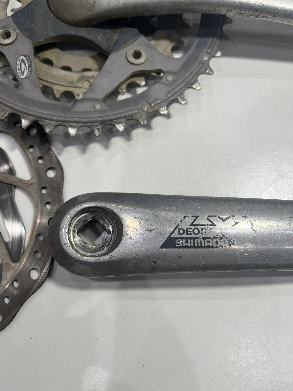 Shimano Deore LX FC-M570 175mm MTB Crankset Chainrings Made in Japan Set of 4