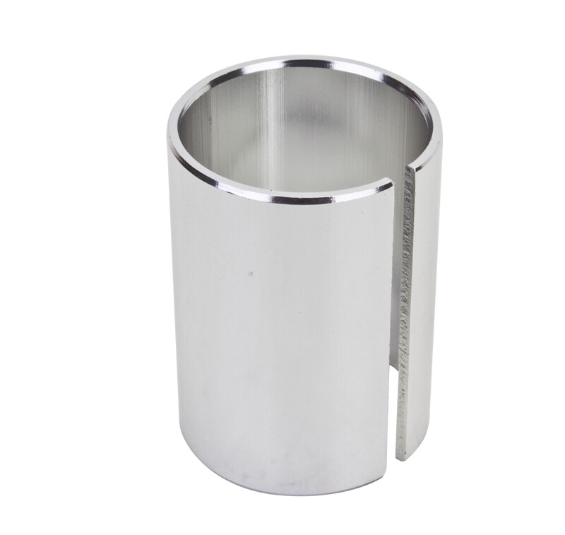 Sunlite Bicycle Ahead Stem Shim Silver 1-1/8in to 1in (28.6mm to 25.4mm) Bike