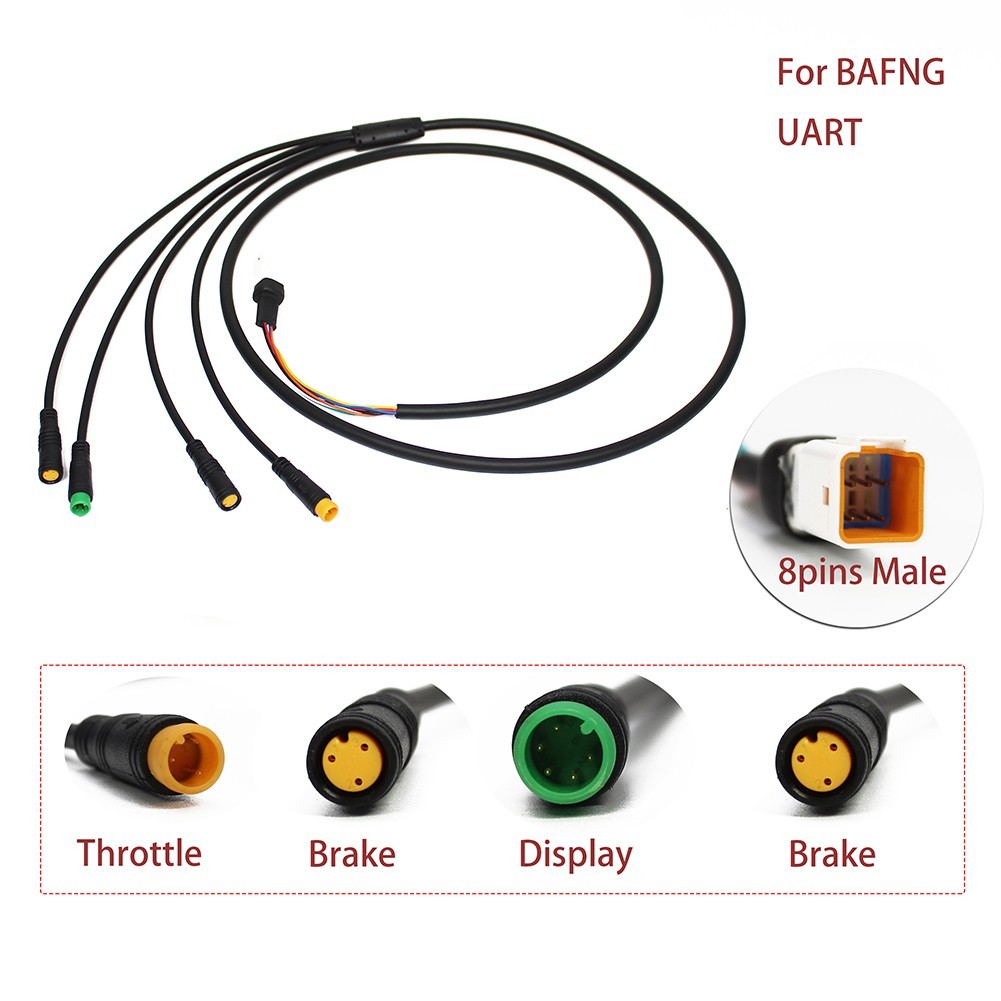 For Bafang M400 G330 G510 M620 Can/Uart Protocol E-bikeTorque Motor 1T4 Cable