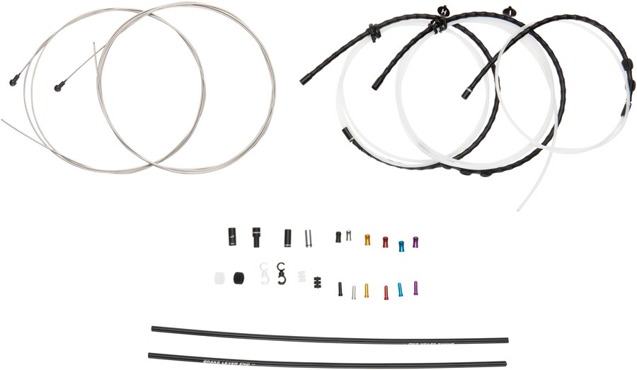 Jagwire Road Elite Link Brake Cable Kit SRAM/Shimano with Ultra-Slick Uncoated C