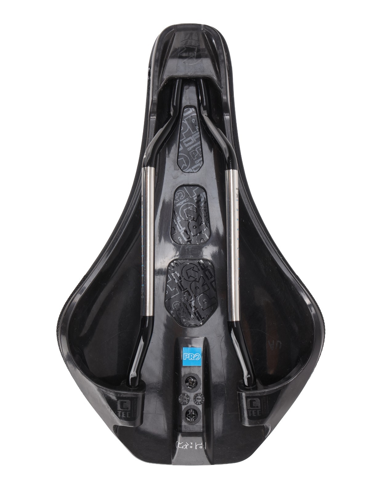PRO Stealth Off Road Carbon Mountain Bike Saddle 142mm 7 x 7mm INOX Rail Black
