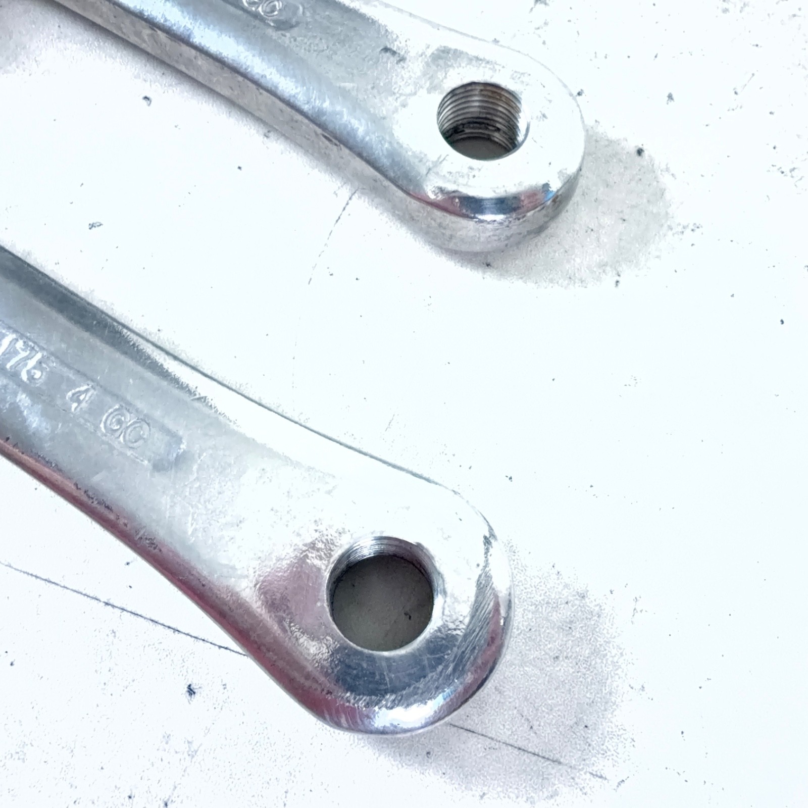 Sugnio Vintage GC Triple 110/74 Crankset Square Taper 175mm Arms w BB & Dustcaps