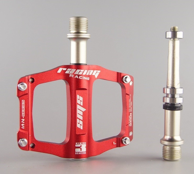 CNC Aluminum Alloy Mountain MTB Bike Pedals Platform 3 Bearings Bicycle Pedal