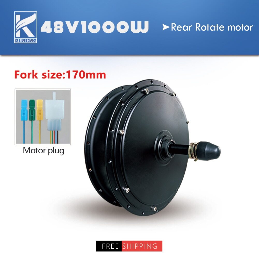 Fat Tire Bicycle 48V 1000W 1500W 72V 3000W Snow Ebike Brushless Gearless Motor