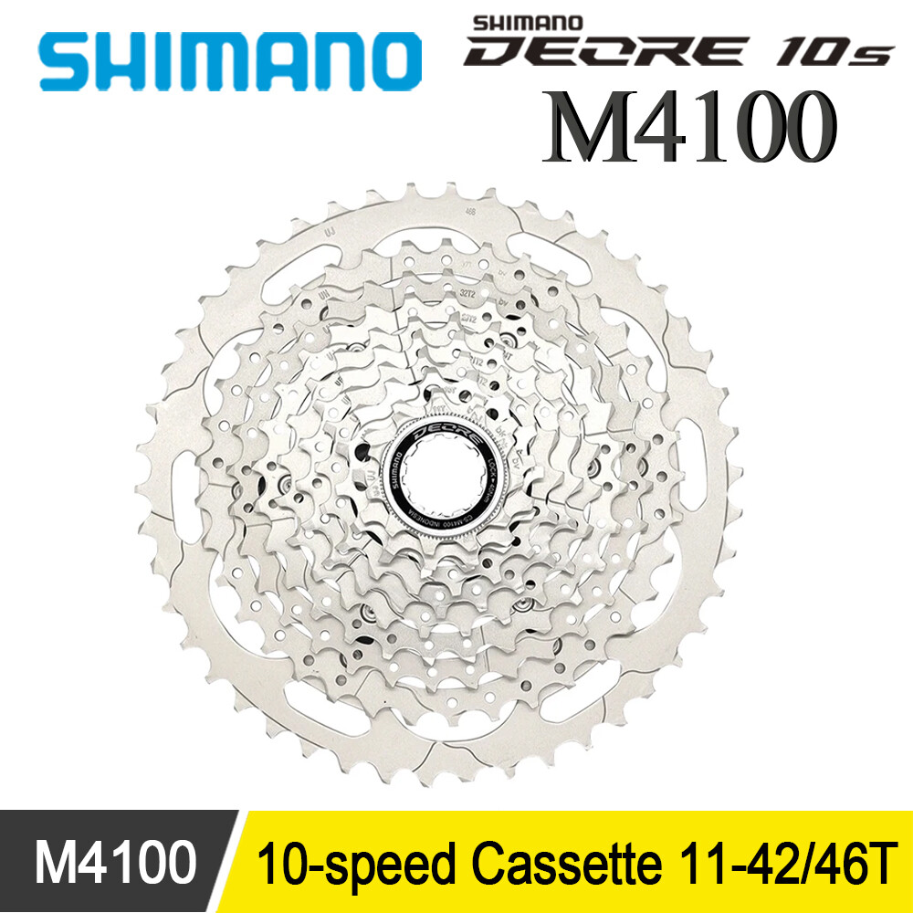 SHIMANO DEORE M4100 Cassette 10 Speed Sprocket for MTB Bike 11-42/46T Flywheel