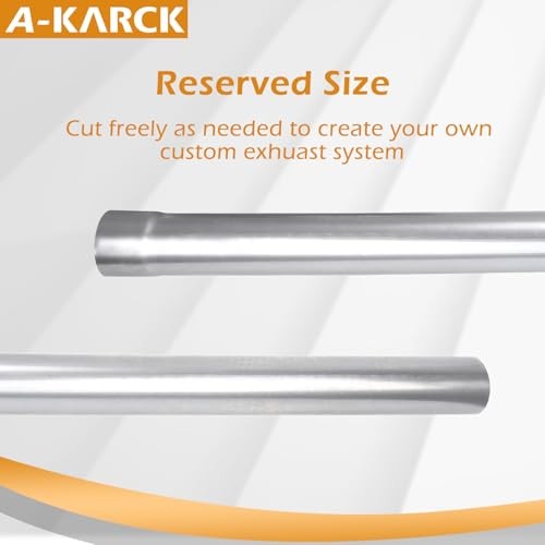 Straight Exhaust Pipe OD, Mild Steel 30″ Long Mandrel Exhaust 2.25″ 30 INCH