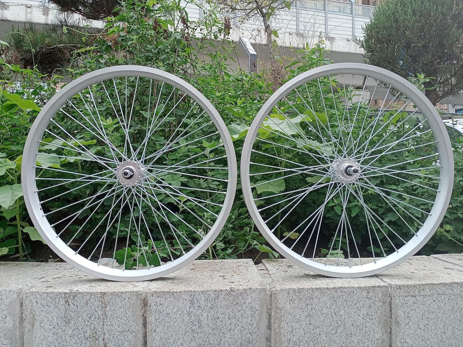 26*3.5″ Spoke Wheelset, Double Layer Alum Rim, 26″ Fat Tire Fork & Headset