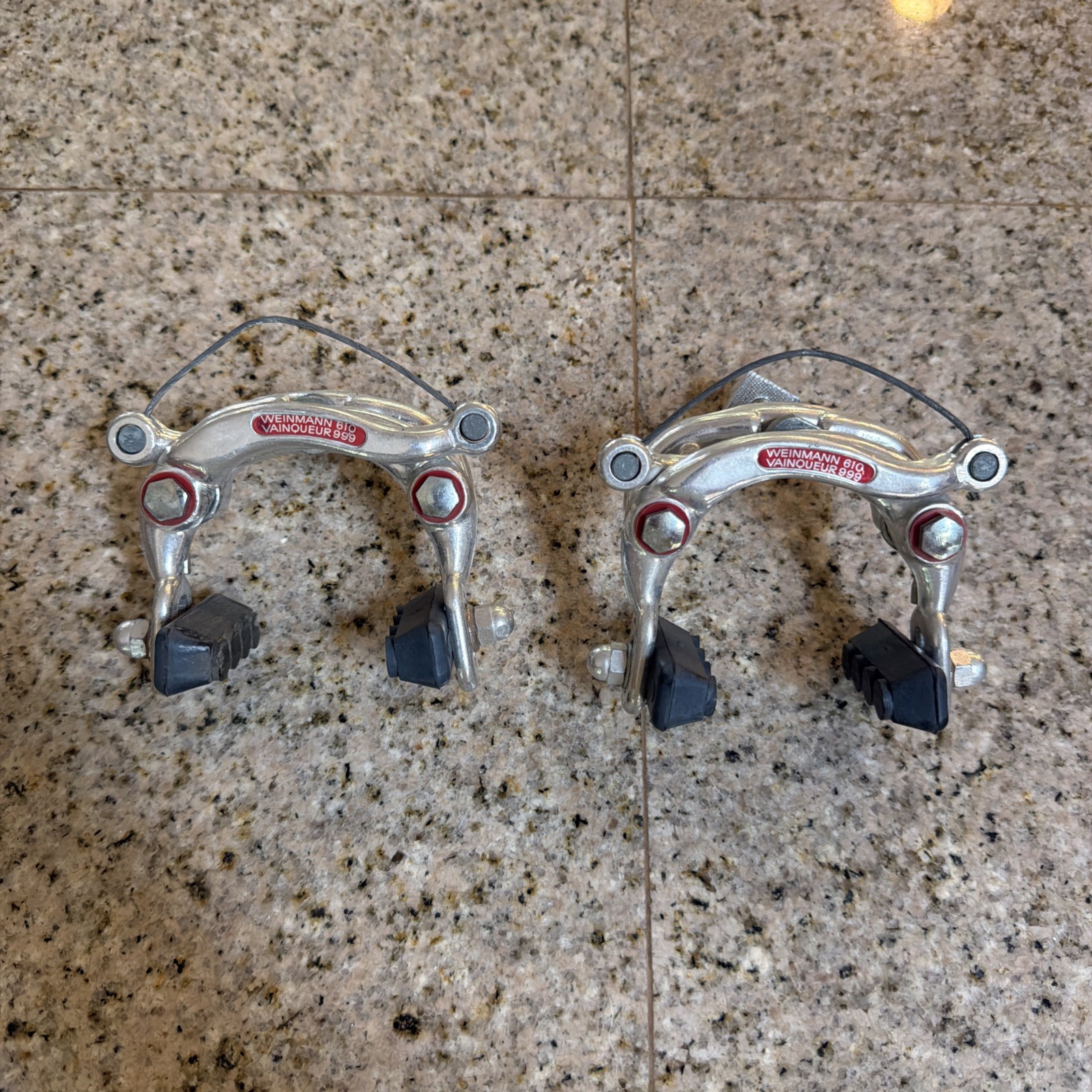 Vintage Weinmann Vainqueur 999 610 Center Pull Brake Calipers Set Pair Road Bike