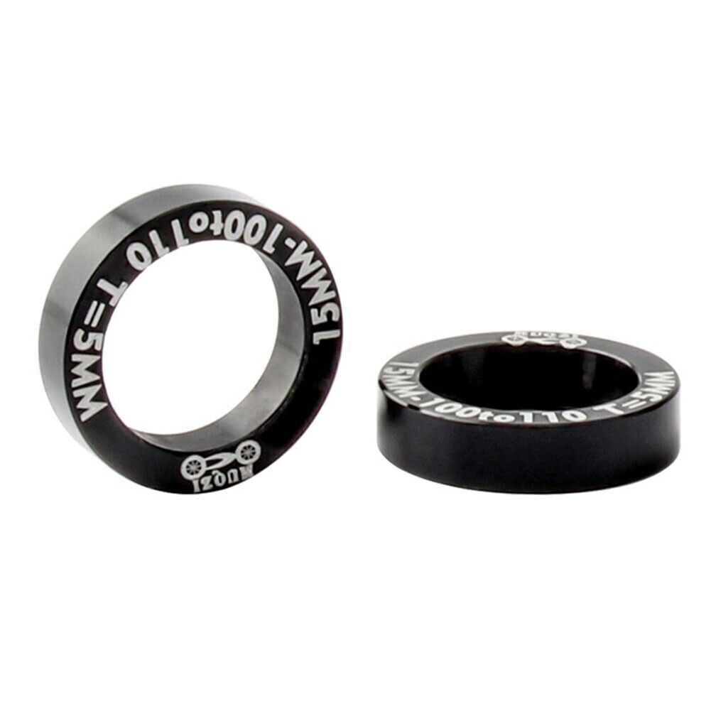 Precision machined bicycle hub conversion spacer kit