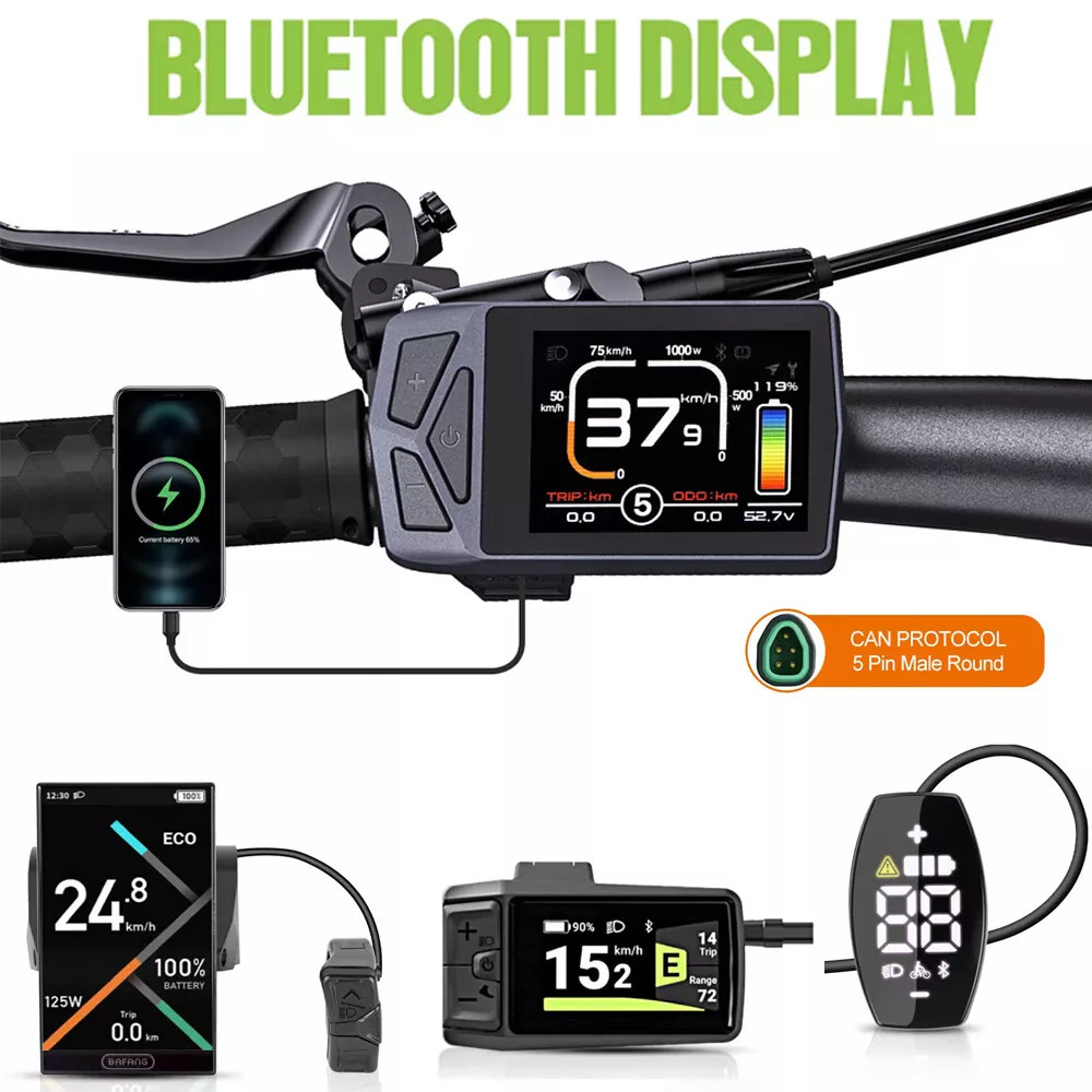 Bafang E-bike Display EKD01 DPC080 VD03 For BBS01/BB02/BBSHD Motor CAN Protocol