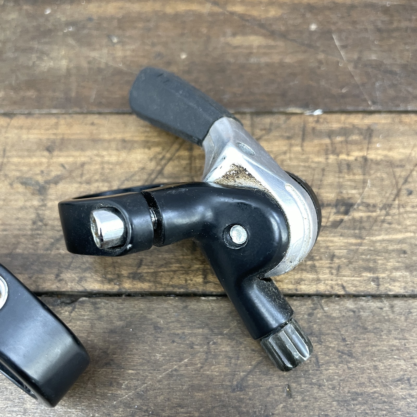 Vintage Suntour XC Expert Black Thumb Shifter Set 3x8s Microdrive 90s MTB Japan