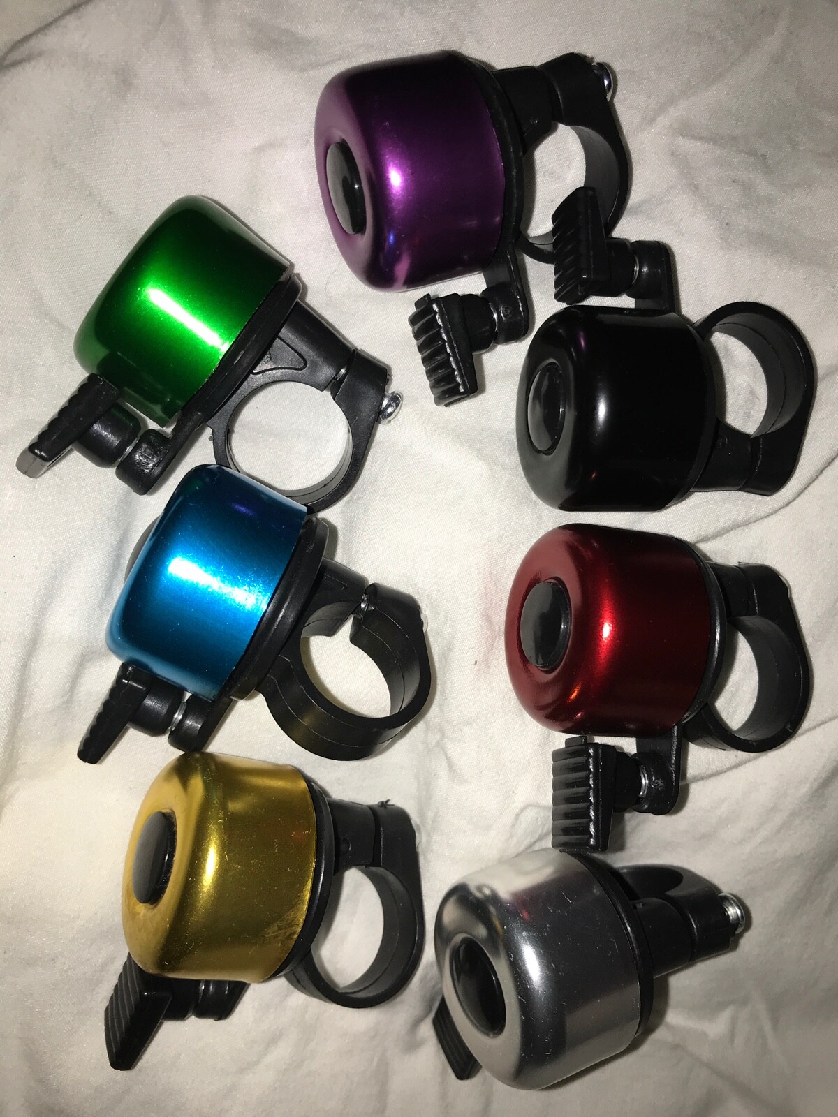 ALUMINUM BIKE BELL handlebar ringer warning alarm bicycle safety metal mountain